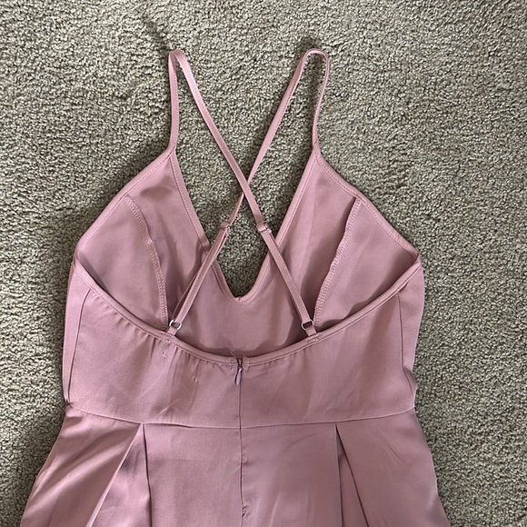 Elia Cher A-line spaghetti strap dress with pockets - Picture 3 of 4